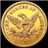 Image 2 : 1854 $2.50 Gold Quarter Eagle CLOSELY UNCIRCULATED