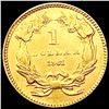 Image 2 : 1861 Rare Gold Dollar CLOSELY UNCIRCULATED