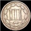 Image 2 : 1869 Nickel Three Cent CLOSELY UNCIRCULATED