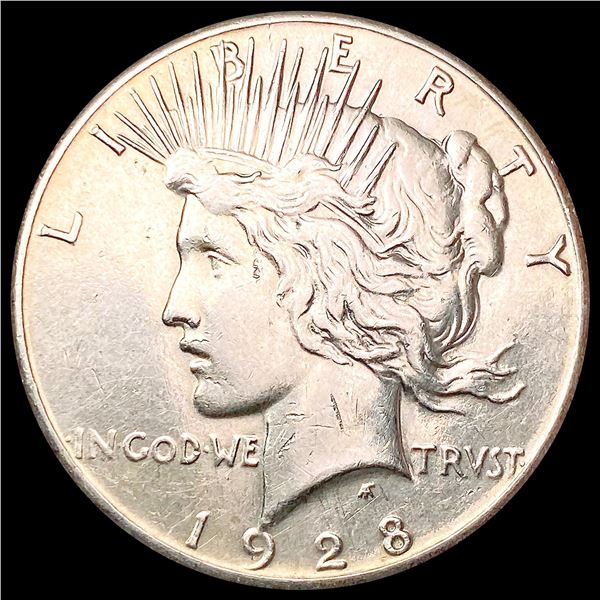 1928 Silver Peace Dollar CHOICE AU