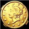 Image 1 : 1854 Rare Gold Dollar NICELY CIRCULATED