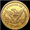 Image 2 : 1850 $2.50 Gold Quarter Eagle CLOSELY UNCIRCULATED