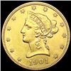 Image 1 : 1901 $10 Gold Eagle UNCIRCULATED