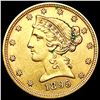 Image 1 : 1895 $5 Gold Half Eagle CLOSELY UNCIRCULATED