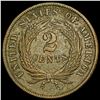 Image 2 : 1864 Two Cent Piece NEARLY UNCIRCULATED