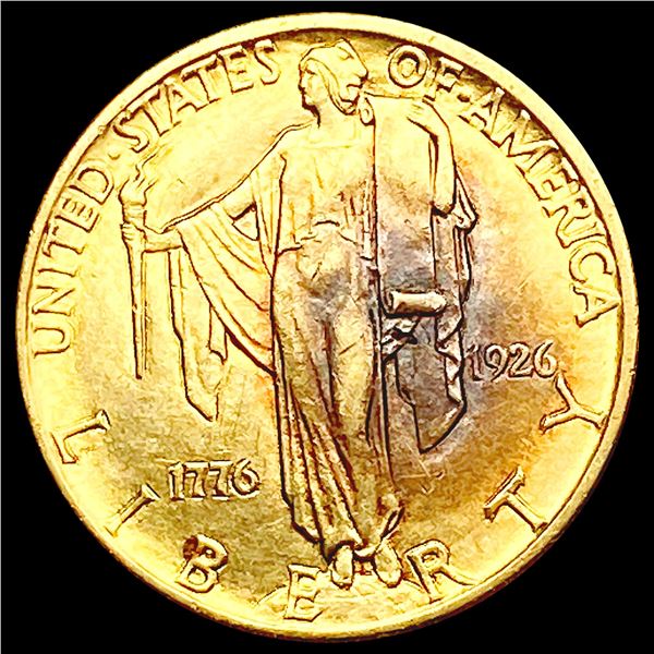 1926 Sesquincentennial $2.50 Gold Quarter Eagle UN