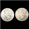 Image 1 : [2] 1934-D Peace Silver Dollars CLOSELY UNCIRCULAT