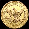 Image 2 : 1857 $2.50 Gold Quarter Eagle CLOSELY UNCIRCULATED