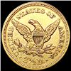 Image 2 : 1857 $2.50 Gold Quarter Eagle CLOSELY UNCIRCULATED