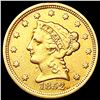 Image 1 : 1852-O $2.50 Gold Quarter Eagle CLOSELY UNCIRCULAT