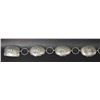Image 4 : NAVAJO INDIAN SILVER LINK CONCHO BELT