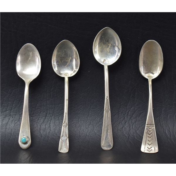 GROUP OF STERLING SILVER SPOONS