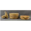 Image 2 : THREE COUSHATTA INDIAN BASKETS