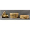 Image 4 : THREE COUSHATTA INDIAN BASKETS