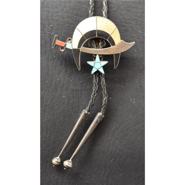ZUNI INDIAN SILVER BOLO