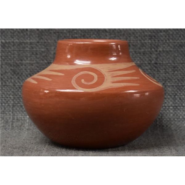 SAN ILDEFONSO INDIAN POTTERY BOWL BY ANGEL SANCHEZ