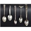 Image 2 : FIVE STERLING SILVER SPOONS