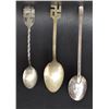 Image 2 : THREE NAVAJO INDIAN STERLING SILVER SPOONS