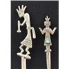 Image 7 : FIVE NAVAJO INDIAN SILVER LETTER OPENERS