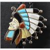 Image 2 : ZUNI INDIAN SILVER BOLO