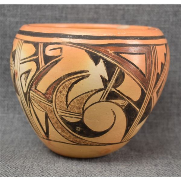 HOPI INDIAN POTTERY BOWL BY JOSEPHINA KACHINMANA