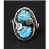 Image 1 : ZUNI INDIAN SILVER RING BY EFFIE CALAVAZA
