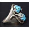 Image 3 : ZUNI INDIAN SILVER RING BY EFFIE CALAVAZA