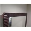 Image 2 : Large Wood-Framed Mirror 35.5" x 71"
