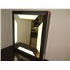 Image 8 : Wooden Vanity Table 47"x21"x29", Lighted Mirror 32"x36" & Upholstered Chair 18"x35"H
