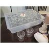 Image 2 : Multiple Stemmed Glasses, 3 Candles in Holders, Shell & Misc Décor