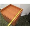 Image 8 : Wooden 2-Drawer Cabinet w/ Raised Edge 20"x19"x23"H