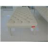 Image 2 : Tufted Upholstered Bench w/ Metal Base 88" x 29" x 17" H