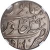 Image 2 : Top pop Grade by NGC as MS63 Aurangzeb Alamgir of Itawa Mint Silver Rupee Coin with Hijri year 1107 