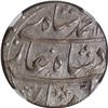 Image 1 : NGC Grade as AU Details Muhammad Shah Silver Rupee Coin of Gwalior Mint.