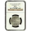 Image 4 : Graded & Slabbed by NGC as MS63 Hyderabad Mir Mahbub Ali Khan Silver Charki Rupee Coin.