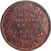 Image 1 : Rare Date 1911 Bronze One Quarter Anna Coin of King George V of Calcutta Mint.
