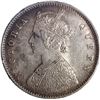Image 2 : Extremely Rare 1875 Calcutta Mint of Silver Half Rupee Coin of Victoria Queen.
