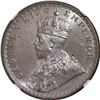 Image 2 : Rare Date NGC MS 62 Graded Silver One Rupee Coin of King George V of Bombay Mint of 1915.