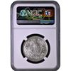 Image 4 : Rare Date NGC MS 62 Graded Silver One Rupee Coin of King George V of Bombay Mint of 1915.