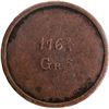 Image 2 : Copper Token of East India Company Rupee Weight.