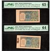 Image 1 : One Rupee Matching Prefix Pair of King George V of 1935 Signed by J W Kelly of British India.