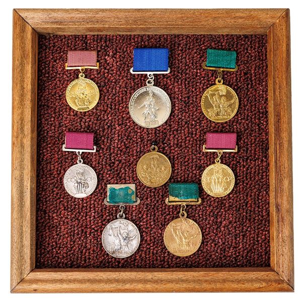 Framed Collection of 8 Medals