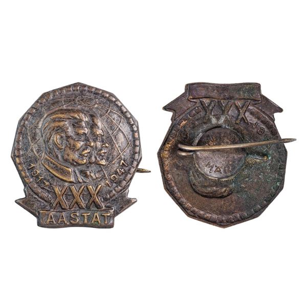 Badge, XXX years of Revolution
