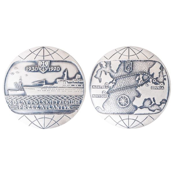 People's Republic of Poland, Medal of 40 Years of Polish Shipping 1970