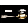 Image 1 : Two Antique Russian Silver Spoons.