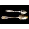 Image 3 : Two Antique Russian Silver Spoons.