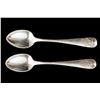 Image 1 : Antique Russian Two Silver Tea Spoons.