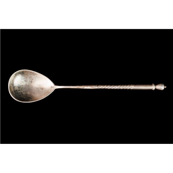 Antique Russian Silver Tea Spoon Kremlin. 2.