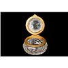 Image 4 : Small Crystal Pill Box in Metal Mount.