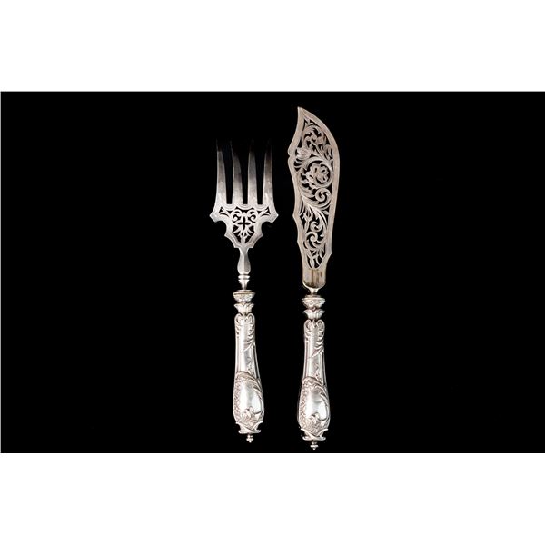 Antique Serving Table Set. France.